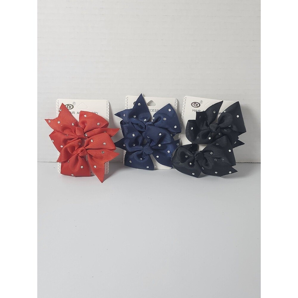 Lot Of 6 Hair Bows